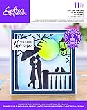 Crafter's Companion Silhouette Schablonen und Photopolymer Stempelset - You are The O