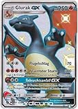 Cardicuno Schimmerndes Glurak GX SV49/SV94 Pokémon Verborgenes Schicksal Sammelkarte - inkl.Top