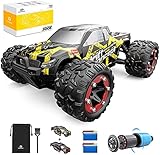 Ferngesteuertes Auto, DEERC RC-Cars 1:18 RC Rennauto 4WD Brushless-Motor, 60 km/h Offroad Truggy Schnell Monstertruck 2.4-GHz, Spielzeug Fahrzeug für Erwachsene und Kinder (300E)