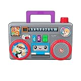Fisher-Price GYC11 - Lernspaß Boombox Lernspielzeug, deutschsprachig, musikalisches Spielzeug für Babys und Kleinkinder, Babyspielzeug ab 6 M
