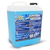 INOX® Arctic Scheibenenteiser 5L Kanister - Effektiver Scheiben Entfroster Auto wirksam bis -40°C - Scheibenenteiser Auto ohne Kratzen - Scheiben Entfroster für klare S