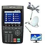 Digital Satfinder Messgerät WS-6916 Sat Finder Messgerät WS-6916 DVB-S/S2 HD Digital DirectV Dish Network Satelliten-TV-Finder mit MPEG-2 / MPEG-4