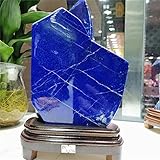 KUYIN Familiendekorationen. Natürliche Lapislazuli Original Rohmineral Exemplar Rock Crystal Home Design Möbel Heilung Wohnung Dekorieren Glatte Steine (Size : 0.6-0.8kg)