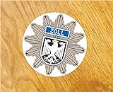 Zoll Aufkleber Sticker Auto Strafzettel DPolG GdP Polizei Plakette Stern Mi499