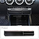 Schwarze Auto-Organizer-Box für Benz B-Klasse W247 2019 2020 ABS Mittelkonsole Aufbewahrung Zubehö