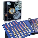 SAFE Münzalbum Münzen Sammelalbum - Euro Münzen aufbewahren - Dein Euromünzen Sammelalbum 1 Cent bis 2 Euro 7817