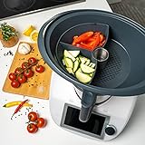 Mixcover Garraumteiler (viertel) für Thermomix Varoma Dampfgarraum - zum Aufteilen des Garraums, Dampfgarteiler kompatibel mit TM5 TM6 TM31