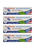 4x One Drop Only Zahncreme Konzentrat 25ml Antibakteriell Zahnpasta, Toothp