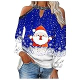 HHOP Weihnachten leinen Tunika Damen Pullover Damen Baumwolle Vokuhila Pullover Damen sexy Pullover gelb Pulli Bluse schwarz Damen Damen hemdbluse Kurzarm Kaffee Bluse Hemden F