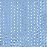 20 Servietten weiße Mini-Punkte auf hellblau/gepunktet/Muster/zeitlos 33x33