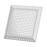 Uxoz Quadrat Abflussschutz, Abflusssieb für Dusche, Abflussabdeckung für Badezimmer (10.15cm)