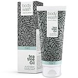 Australian Bodycare Body Wash 200ml | Tea Tree Oil und Mint | Teebaumöl Duschgel für Männer & Frauen bei Unreiner & Trockener Haut, Pickeln, Juckreiz, Körpergeruch, Schweiß
