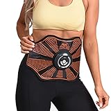 High Street TV Gymform Total Abs Core Toning Belt and Strengthening EMS System Toned Bauchmuskeln, Schw