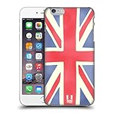 Head Case Designs Union Jack Ich Träume Von London Harte Rueckseiten Handyhülle Hülle Huelle und Passende Designer Hintergrundbilder kompatibel mit Apple iPhone 6 Plus/iPhone 6