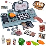 ISO TRADE Kinder-Spielzeugkasse Registrierkasse mit Scanner 11404