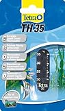 Tetra TH 35 Aquarienthermometer (präzises Flüssigkeitsthermometer zur Befestigung außen auf der Aquarienscheibe)