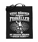 Chorchester Hochwertiger Jutebeutel (mit langen Henkeln) - Perfekt für alle Fußballerinnen!