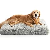 orthopädische Hundekissen große Hunde - Flauschiges Hundebett Waschbar mit Memory Foam, Hundebett für Hunde und Katzen in Größe 75x53x8