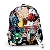WANHONGYUE One Punch Man Anime 3D-Druck Backpack Rucksack Schulranzen Grundschule Schultasche für Kinder / 18