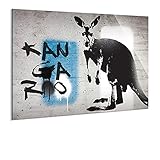 Wandbild auf Acrylglas von bilder.de, Graffiti, abstraktes Design, Kunstdruck auf Plexiglas, ohne Rahmen, 120x80, Deko für Wohnzimmer & Schlafzimmer, modern,