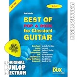 Best of Rock & Pop for Classical Guitar Vol.8 inkl. Plektrum - 8 Hits von DEEP PURPLE, PINK, RED HOT CHILI PEPPERS u.a. arrangiert für Konzertgitarre als Solofassung (Noten/Tabulatur) und mit Begleitakkorden zum Mitsingen (broschiert) von Beat Scherler (Noten/Sheetmusic)