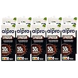 Alpro - 10er Pack Protein Sojadrink Schoko 1 Liter - Plant Proteindrink Choco Soja Soya Drink 100 % pflanzlich (50 g Eiweiß pro Packung)