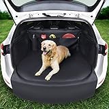 SYSTEMOTO Kofferraumschutz Hund mit Seitenschutz - Innovative Organizer Funktion - Universal Auto Kofferraum Hundedecke - Robuste Schutzmatte für Hunde (192 x 105 x 36)