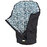 PRIEBES MILADKA Universal Winter Fußsack für Kinderwagen & Buggy/abnehmbares Fußteil/auch Krabbeldecke & Wickeldecke/atmungsaktiv & wasserabw