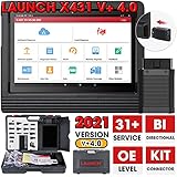 Launch X431 V+ OBD2 Diagnosegerät,Android Tablettdiagnosen mit Wifi Bluetooth,alle System zurücksetzen kann und ECU Codierung,Steuergeräte Programmierung