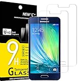 NEW'C 2 Stück, Schutzfolie Panzerglas für Samsung Galaxy A3 2015, Frei von Kratzern, 9H Härte, HD Displayschutzfolie, 0.33mm Ultra-klar, Ultrabeständig