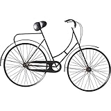 Kare Design Wandgarderobe Retro Bike, Garderobe in Fahrrad Form, Deko Garderobe als Vintage Fahrrad, (H/B/T) 68x107x10