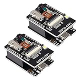 2pcs ESP32 CAM Entwicklungsplatine, WLAN/Bluetooth, ESP32 DC 5V Dual-Core-Entwicklungsplatine mit OV2640 Kamera-TF-Karten-Modul kompatib