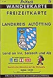 Fritsch Karten, Nr.78, Landkreis Altötting, Land an Inn, Salzach und Alz: Wanderkarte, Freizeitkarte. Mit tourist. Hinweisen, farb. Wegemarkierung, ... Altötting (Fritsch Wanderkarten 1:50000)