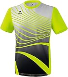 Erima Kinder T-Shirt Athletic T-Shirt Neon Gelb/Schwarz 128