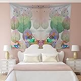 NHhuai Wandteppich, Wandbehang,Wandteppich für Schlafzimmer Wohnzimmer Wohnheim Dekoratives Hintergrundtuch mit Gob