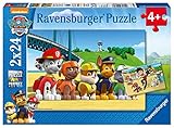 Ravensburger Kinderpuzzle - 09064 Heldenhafte Hunde - Puzzle für Kinder ab 4 Jahren, Paw Patrol Puzzle mit 2x24 T