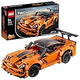 LEGO 42093 Technic Chevrolet Corvette ZR1 Rennwagen oder Hot Road, 2-in-1 Modellauto, Rennwagen-Kollek