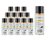 12x Multifunktionsöl | 400 ml | Öl | Vielzweckspray | Haushalt | Handwerk | Industrie | Kapillawirkung | korrosionshemmend | feuchtigk