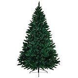 BB Sport Christbaum Weihnachtsbaum 180 cm Dunkelgrün PVC Tannenbaum Künstlich Standfuß Klappsy