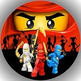 Fondant Tortenaufleger Tortenbild Geburtstag Kompatibel mit Ninjago AMA 10