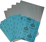 1 Set Wasserschleifpapier 6 Blatt - Je 1 Blatt 800 1000 1200 1500 2000 3000 Nassschleifpapier F