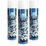 com-four® 3X Kunstschnee - Spraydose mit Dekoschnee - Schneespray zum Dekorieren zu Weihnachten (03 Stück - 300ml/Schnee)