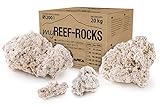 ARKA Aquatics MRROSLG myReef-Rocks - natürliches Riff-Gestein, auch für Cichliden-Aquarien geeignet, hochporös, schadstofffrei, 20 kg, L