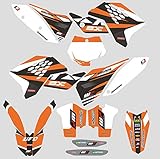 Benutzerdefinierte Motorrad Komplettkleber Aufkleber Aufkleber Grafik Kit Für 2007-2010 125 144 150 250 450 505 SX SXF SX-F