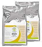 manako MSM (Methylsulfonylmethan) Pulver, 99,9% rein, 2 x 1 kg B