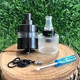 KF Lite Style 24mm 3.5ml RTA Rebuilt Tank Atomizer (KF plus black, 24mm)