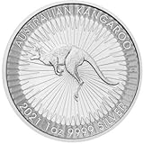 Silbermünze Kaenguru 2021 incl. Münzkapsel, 1 Unze, Differenzbesteuert nach § 25a UstG