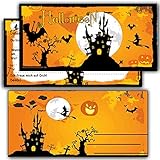 Kartenuniversum Halloween Einladung zur Halloweenparty Einladungskarten Grusel-Party Horror-Party Geburtstag Sarg Kindergeburtstag Kinder (Karten+Umschlag)