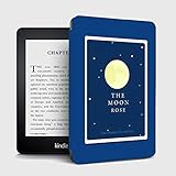 YOPM Kindle Hülle,Passend Für 2018 Kindle Paperwhite 1/2/3/4 Kindle 2019 2016 8. Sy69Jl Auto Sleep/Wake Ultraschlankes, Weiches Silikon-Smart-Cover Die Mondrose Stieg Für Dp75S