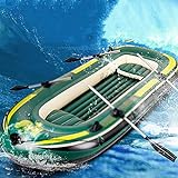 PZJ-Schlauchboot, PVC-aufblasbares Marineboot Luftmatratze Heavy Duty 2 Personen Schlauchboot Schlauchboot Fischerboot für Wassersp